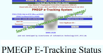 pmegp etracking